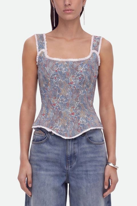 Boned Bustier Top
