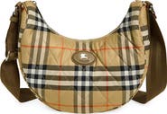 Burberry Horseshoe Quilted Twill Crossbody Bag