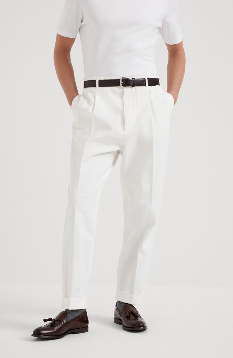 Brunello Cucinelli Gabardine trousers, Alternate, color,