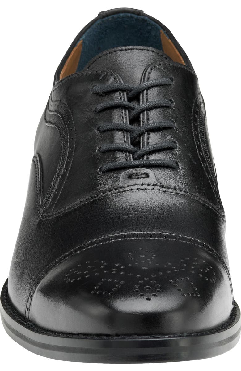 Johnston & Murphy Danridge Cap Toe Oxford, Alternate, color, Black