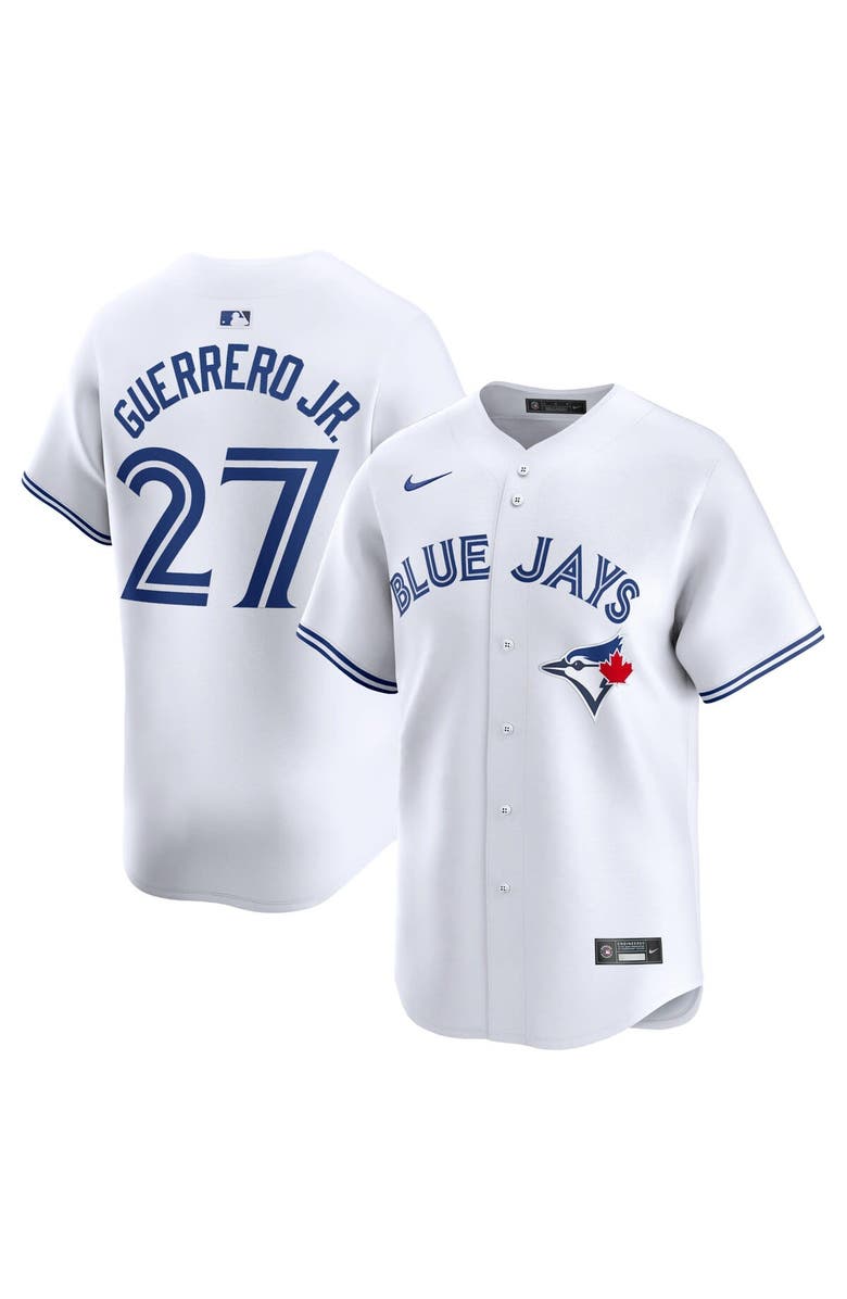 Nike Men's Nike Vladimir Guerrero Jr. White Toronto Blue Jays Home Limited Player Jersey, Main, color, 