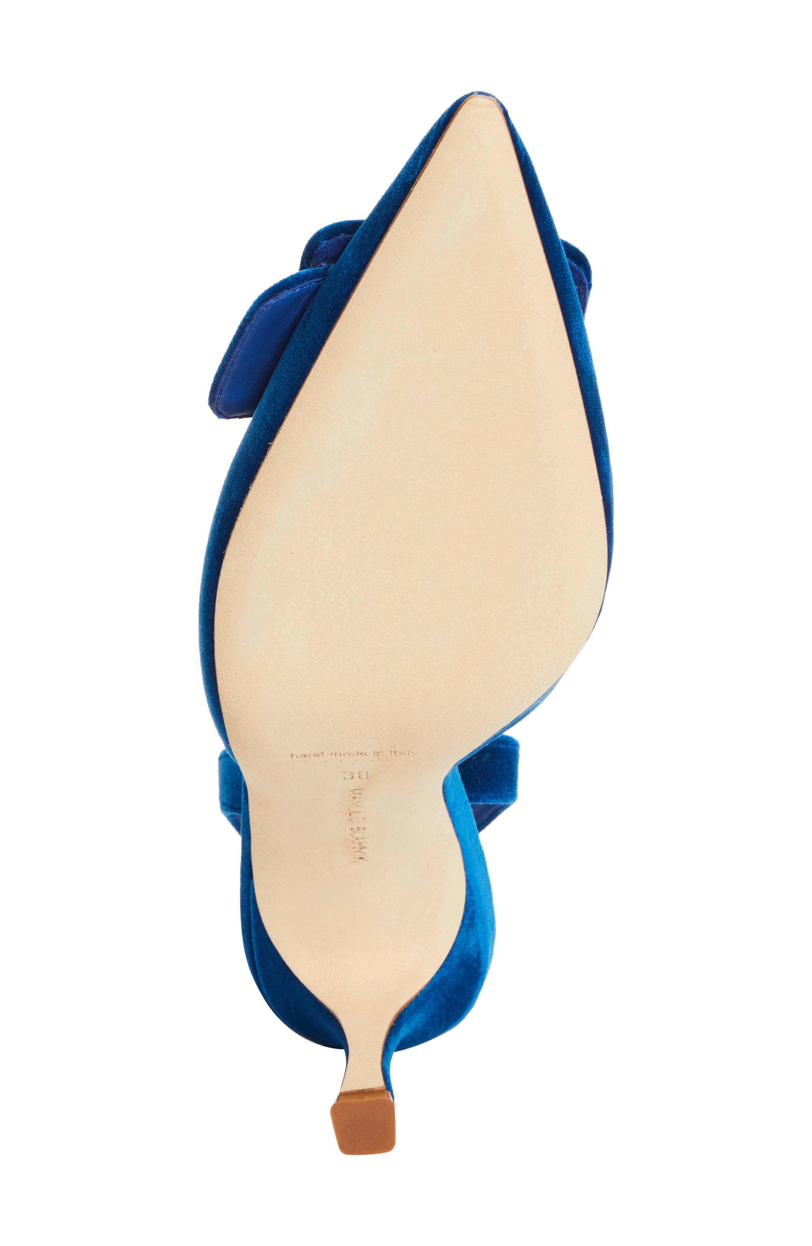 Manolo Blahnik Maysli Buckle Slingback Pointed Toe Pump, Alternate, color, 