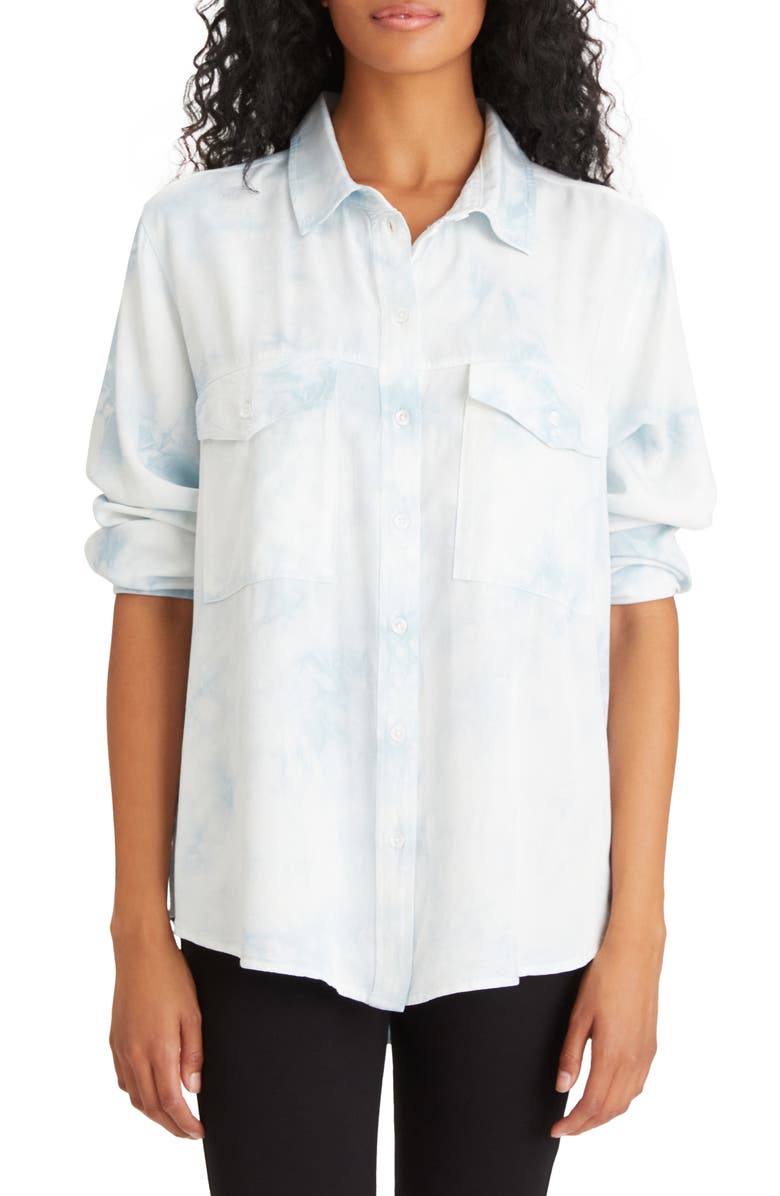 Sanctuary Boyfriend Button-Up Shirt, Main, color, 