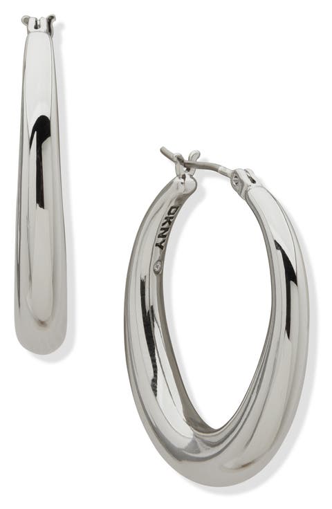 Tapered Hoop Earrings