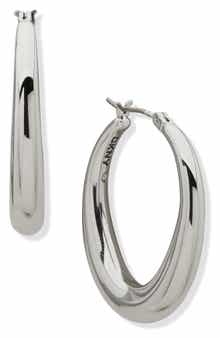 DKNY Tapered Hoop Earrings