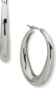 DKNY Tapered Hoop Earrings