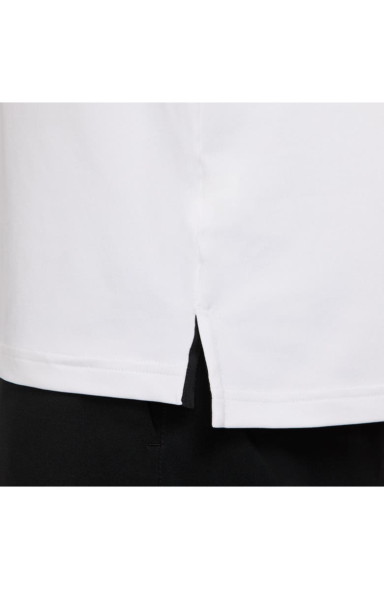 Nike Golf Dri-FIT Solid Golf Polo, Alternate, color, White/ Black