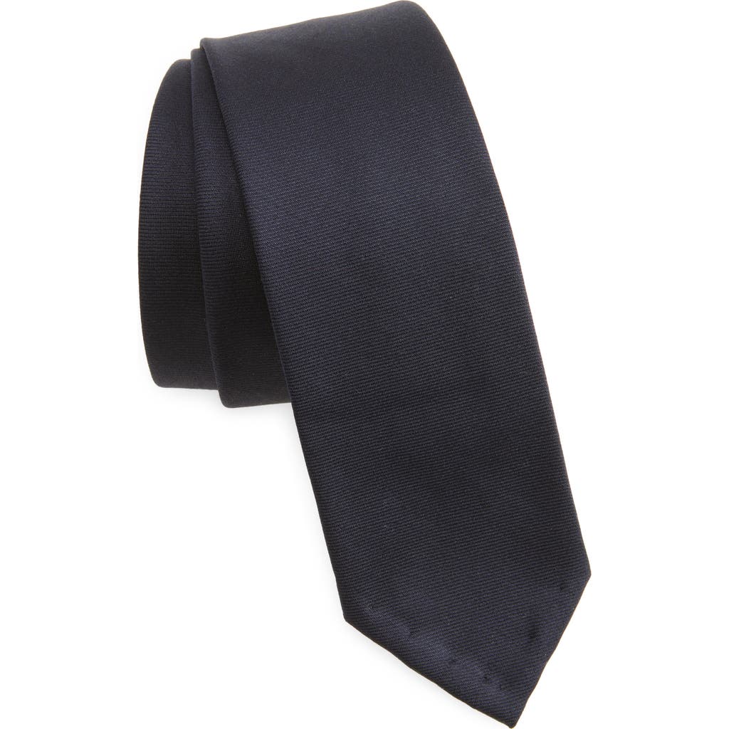 Thom Browne Wool Tie In Navy