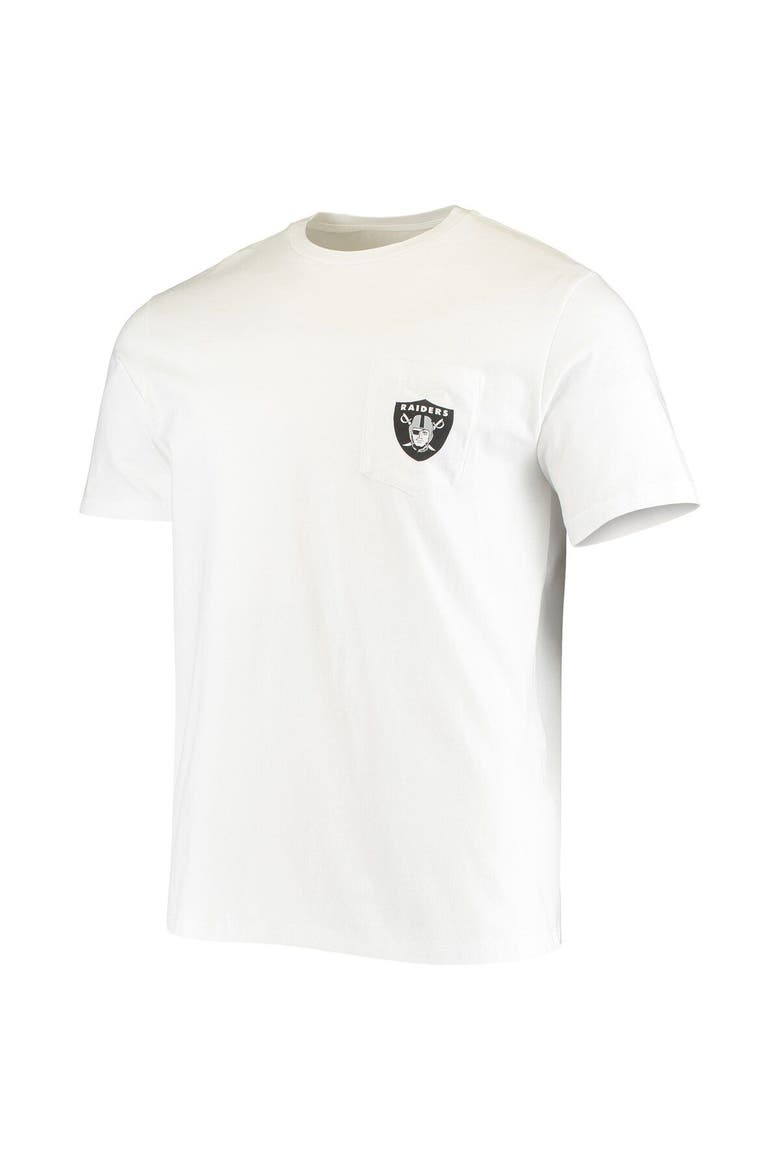 Men's Vineyard Vines White Las Vegas Raiders Big & Tall Helmet T-Shirt, Alternate, color, White