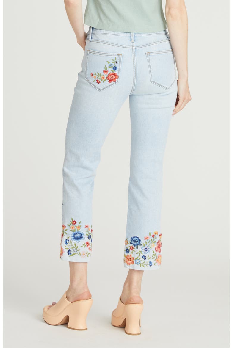 Colette Crop Straight Leg Jeans, Alternate, color, LIGHT WASH