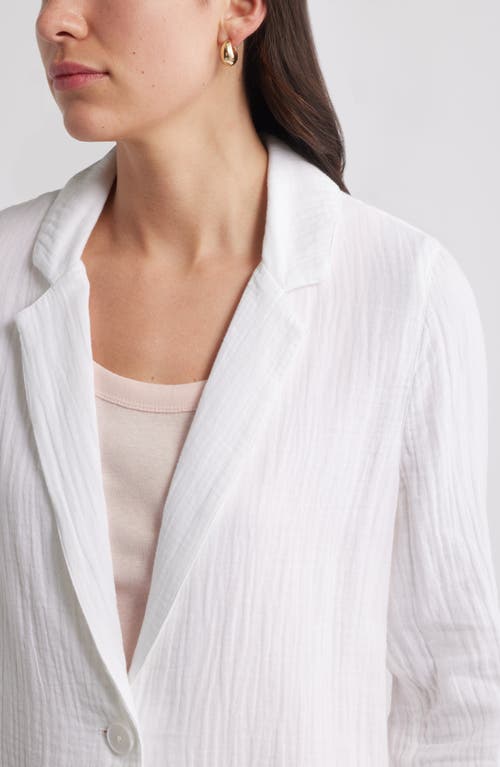 Caslonr Caslon(r) Cotton Gauze Blazer