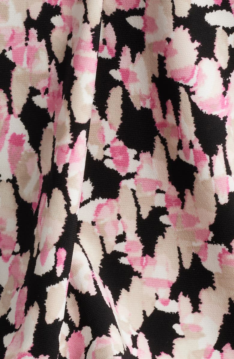 Anne Klein Abstract Print Pleat Neck Shell, Alternate, color, 