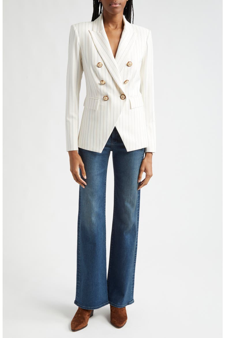 Miller Stripe Wool Blend Dickey Jacket, Alternate, color, DOVE MULTI