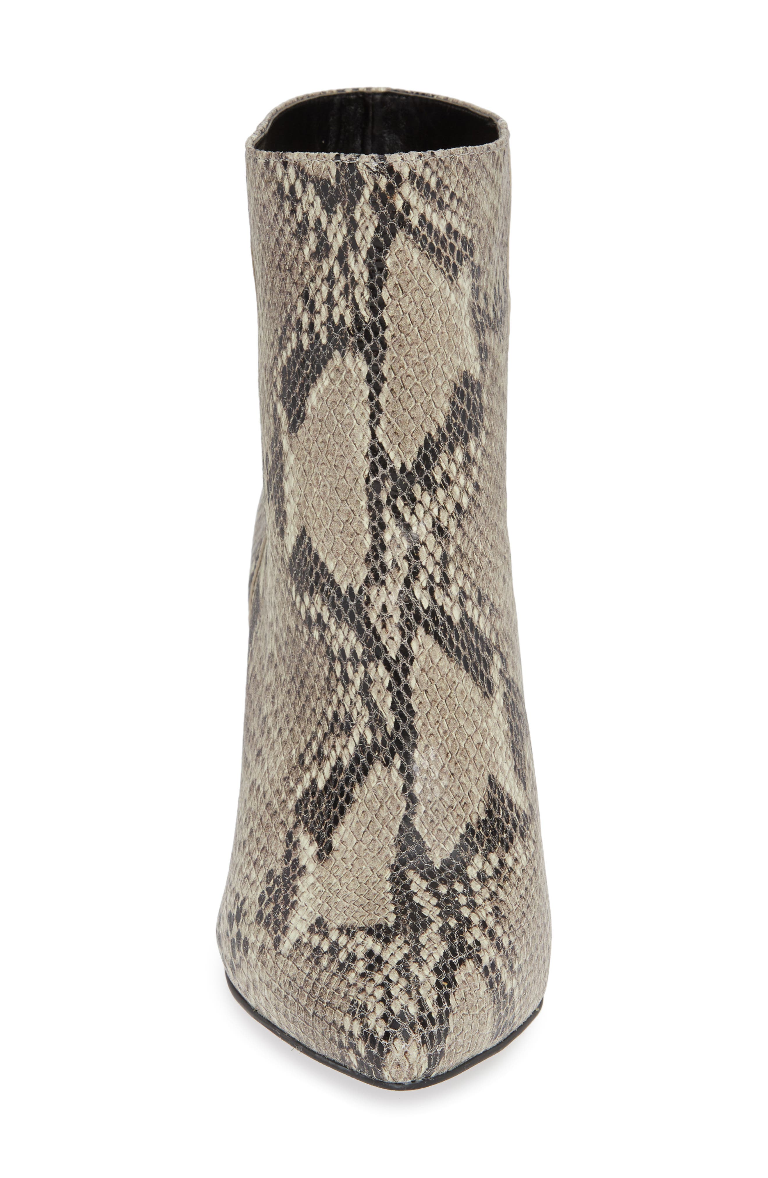 Scope Bootie, Alternate, color, NATURAL PRINTED SNAKE LEATHER