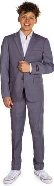 OppoSuits Kids' Grey Two-Piece Suit