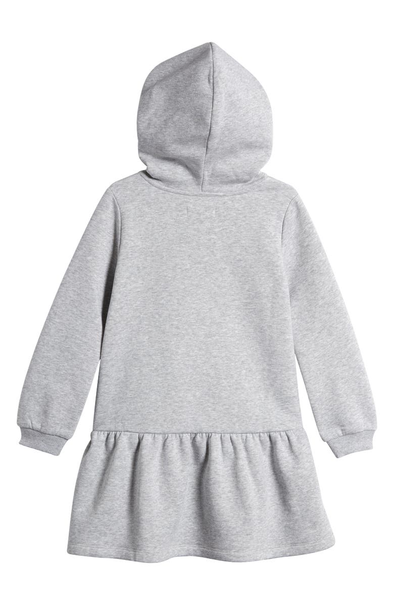 Tucker + Tate Kids' Long Sleeve Hooded Fleece Sweatshirt Dress, Alternate, color, 
