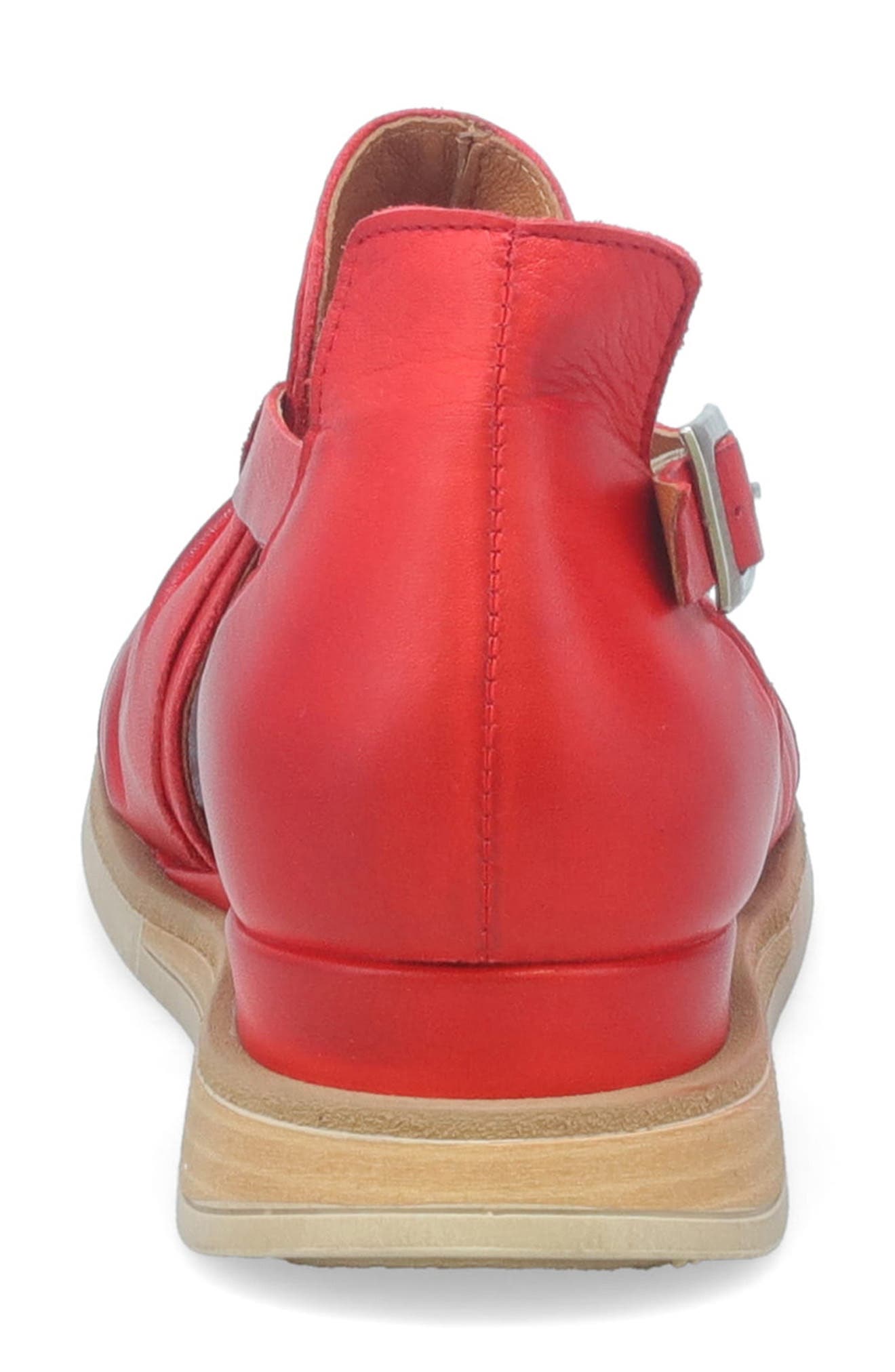 Cara Sandal, Alternate, color, SCARLET