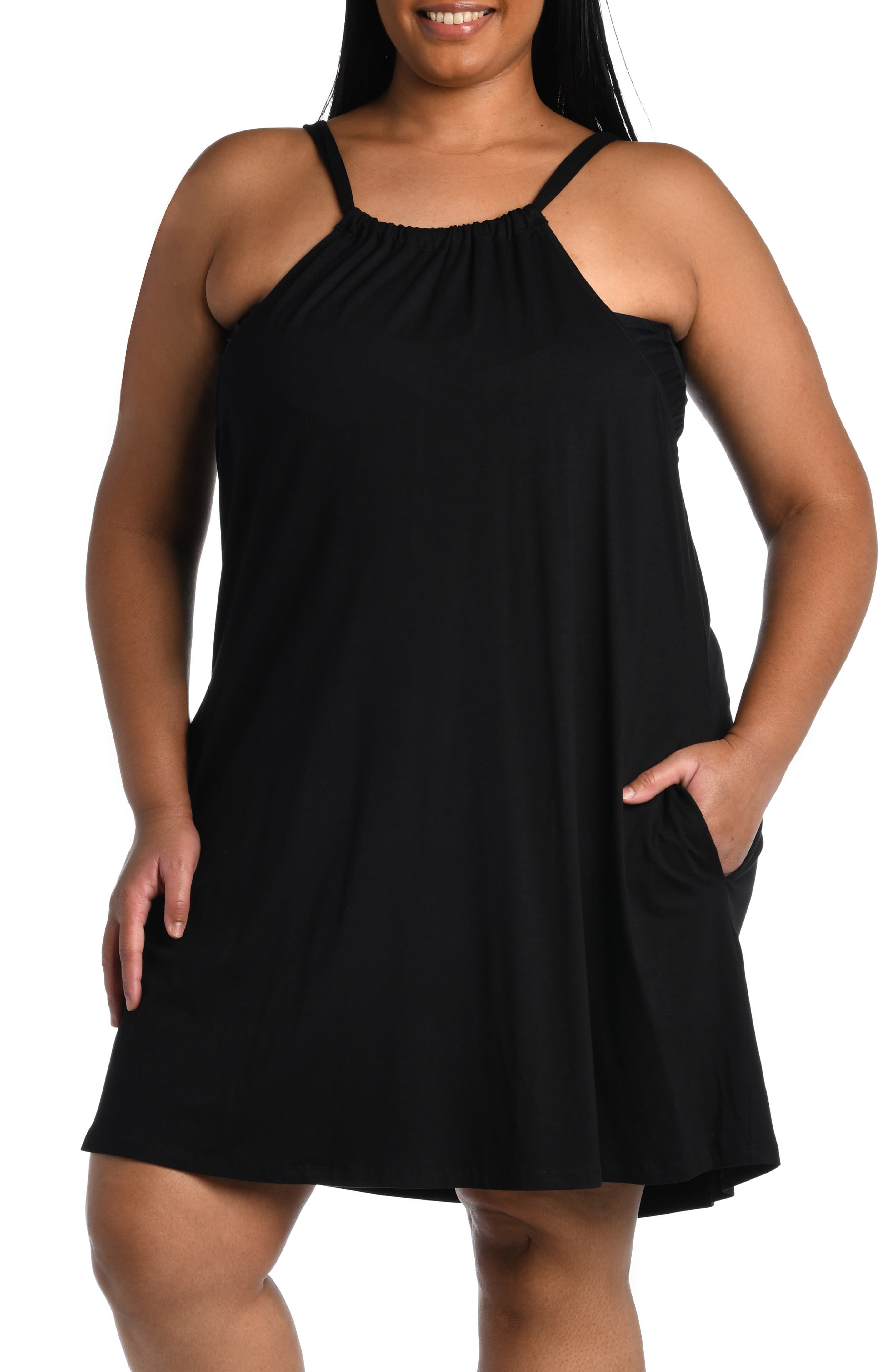 La Blanca Halter Neck Cover-Up Dress