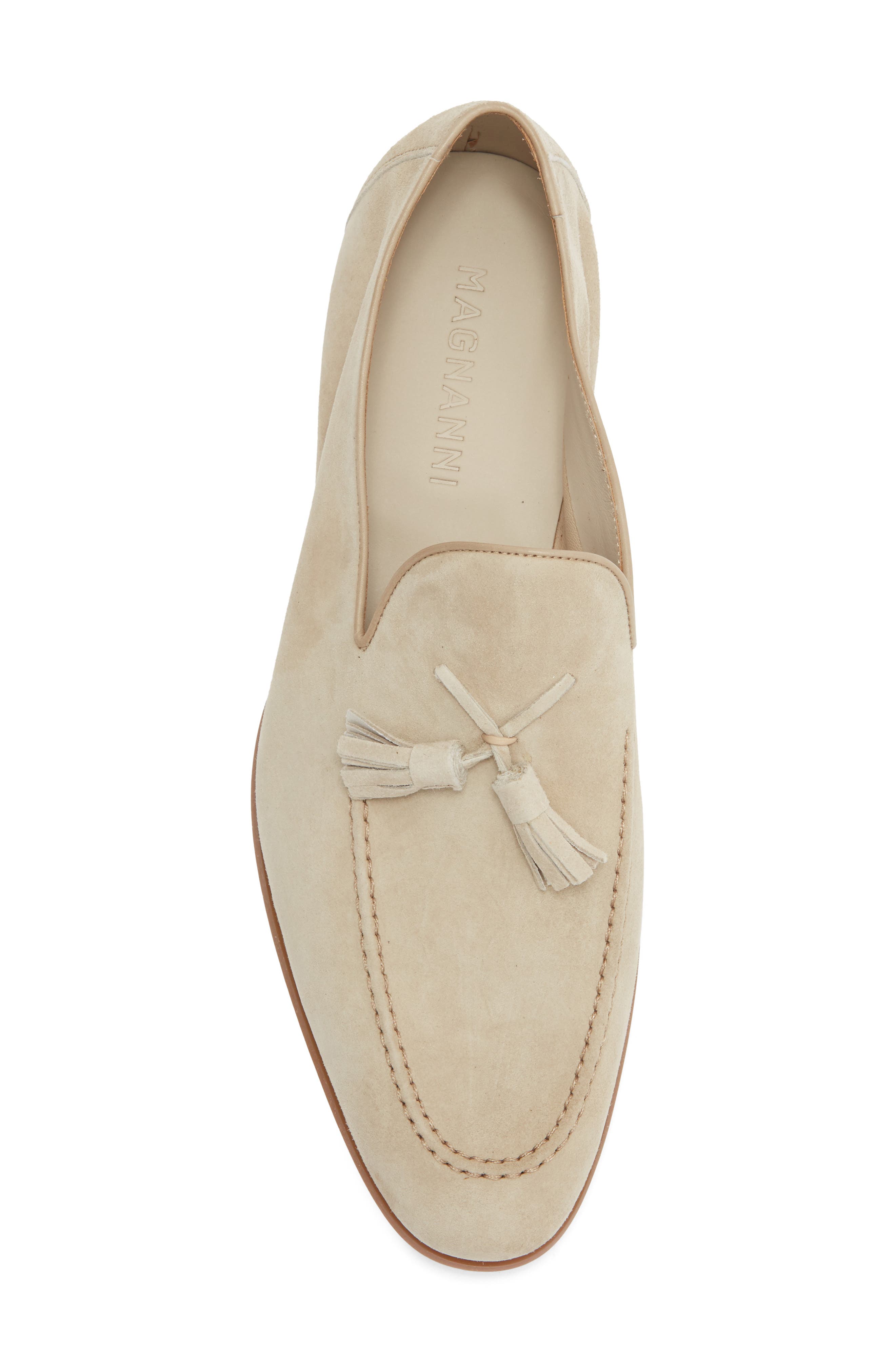 Magnanni Simmon Waterproof Loafer, Alternate, color, Tierra