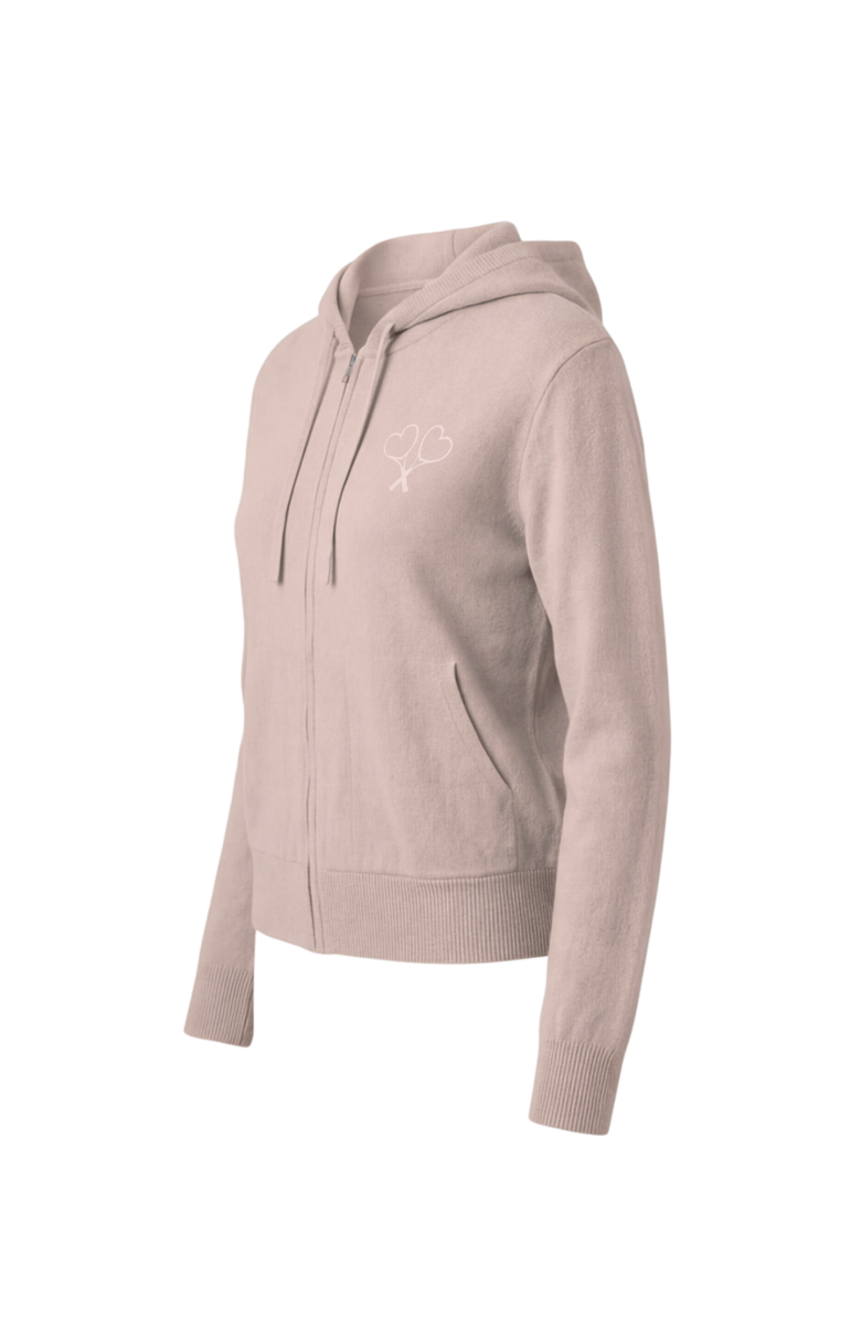 Love All Tennis Courtside Cashmere Sweater, Alternate, color, Latte