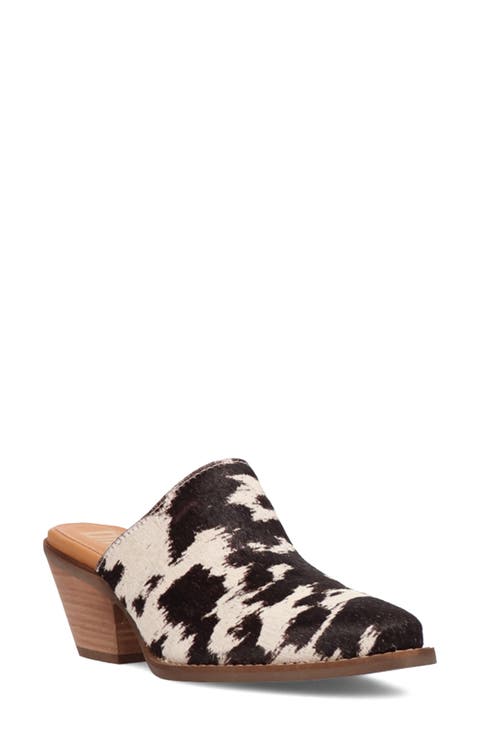 Calico Genuine Calf Hair Mule (Women)