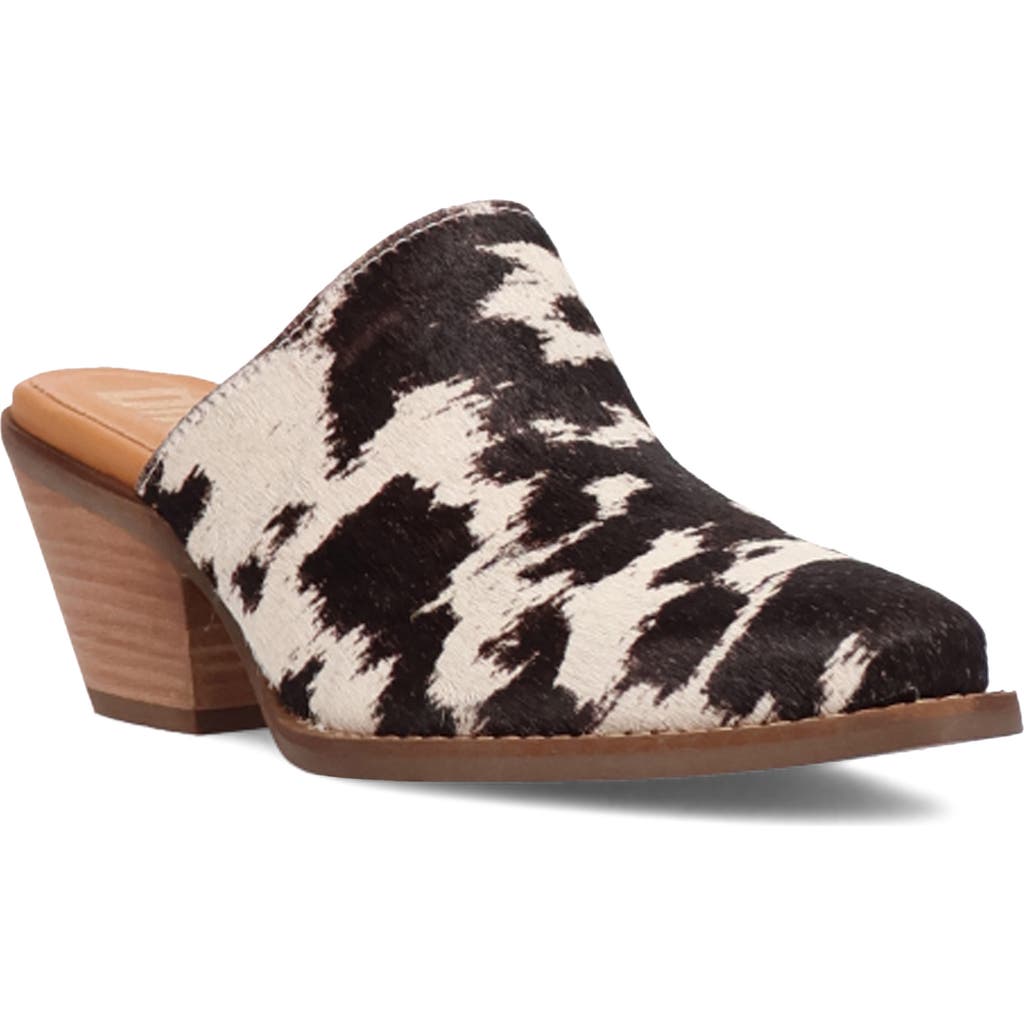 Dingo Calico Genuine Calf Hair Mule in Cow Print  product