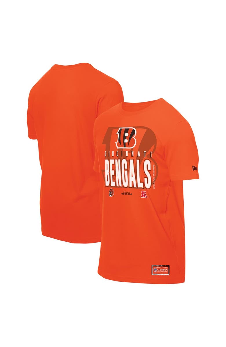 New Era Men's New Era  Orange Cincinnati Bengals 2025 NFL Training Camp T-Shirt, Main, color, 