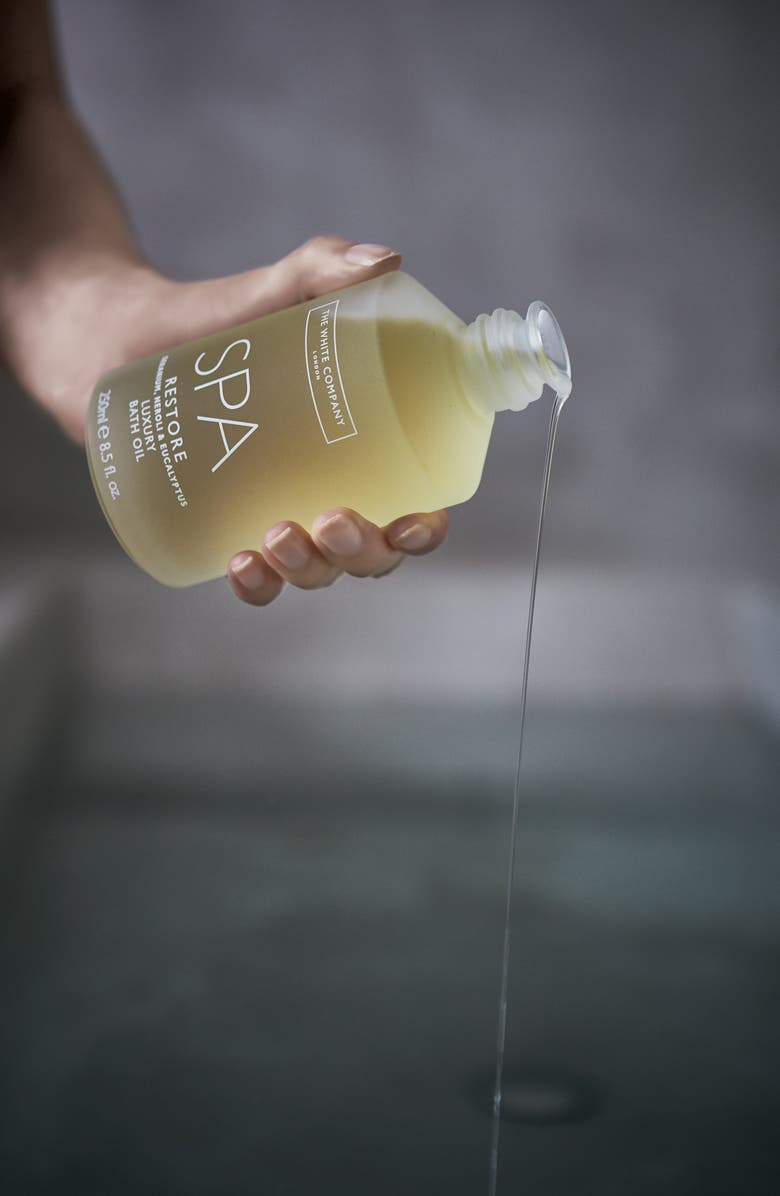 The White Company Spa Restore Luxury Bath Oil, Alternate, color, 