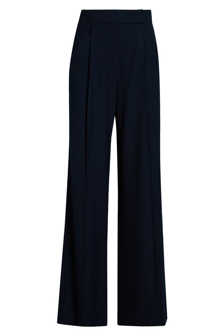 Marbeau High Waist Wide Leg Pants, Main, color, NAVY