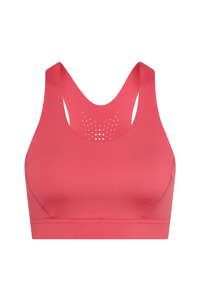 Denise High Support Performance Sport Top, Alternate, color, Goji