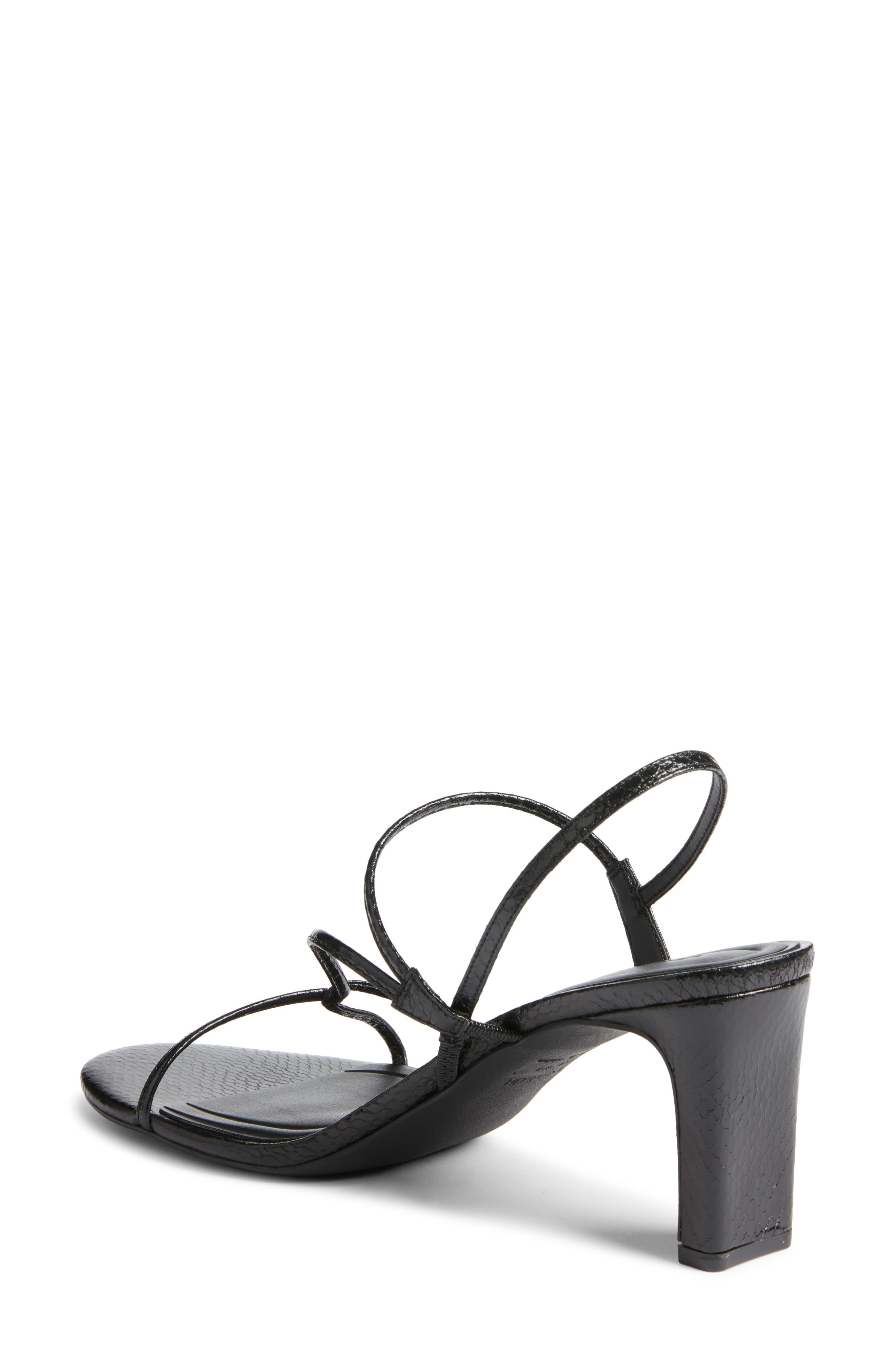 Open Edit Pia Slingback Sandal, Alternate, color, Black Snake