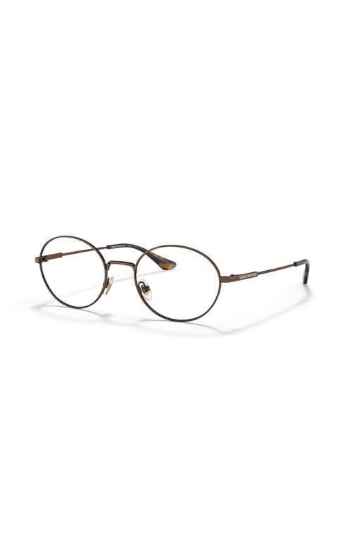 Brooks Brothers 52mm Oval optical glasses in Copper  product