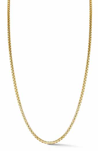 Yield of Men Men's Rounded Box Chain Necklace