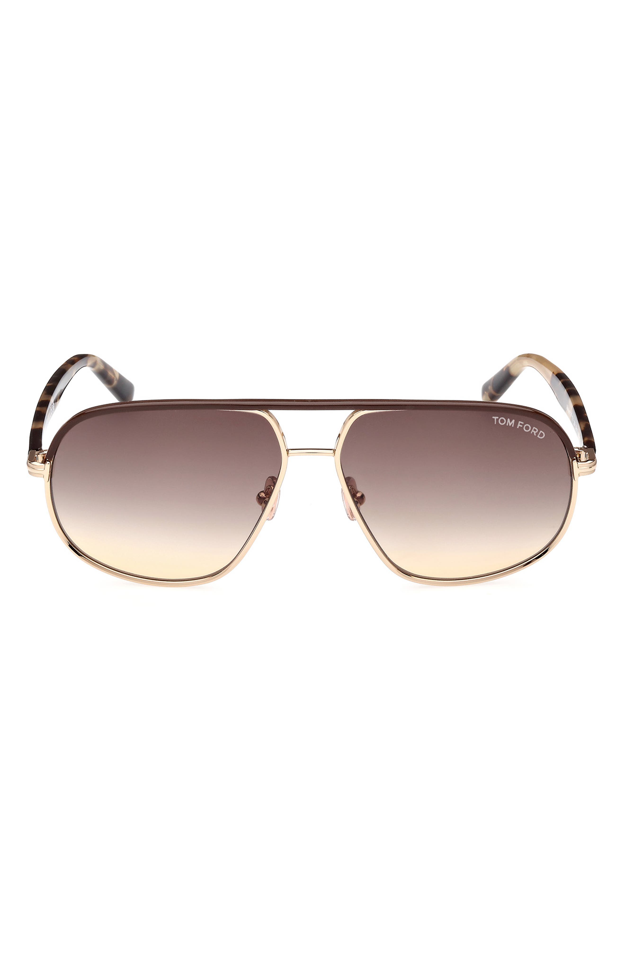 TOM FORD Maxwell 59mm Pilot Sunglasses