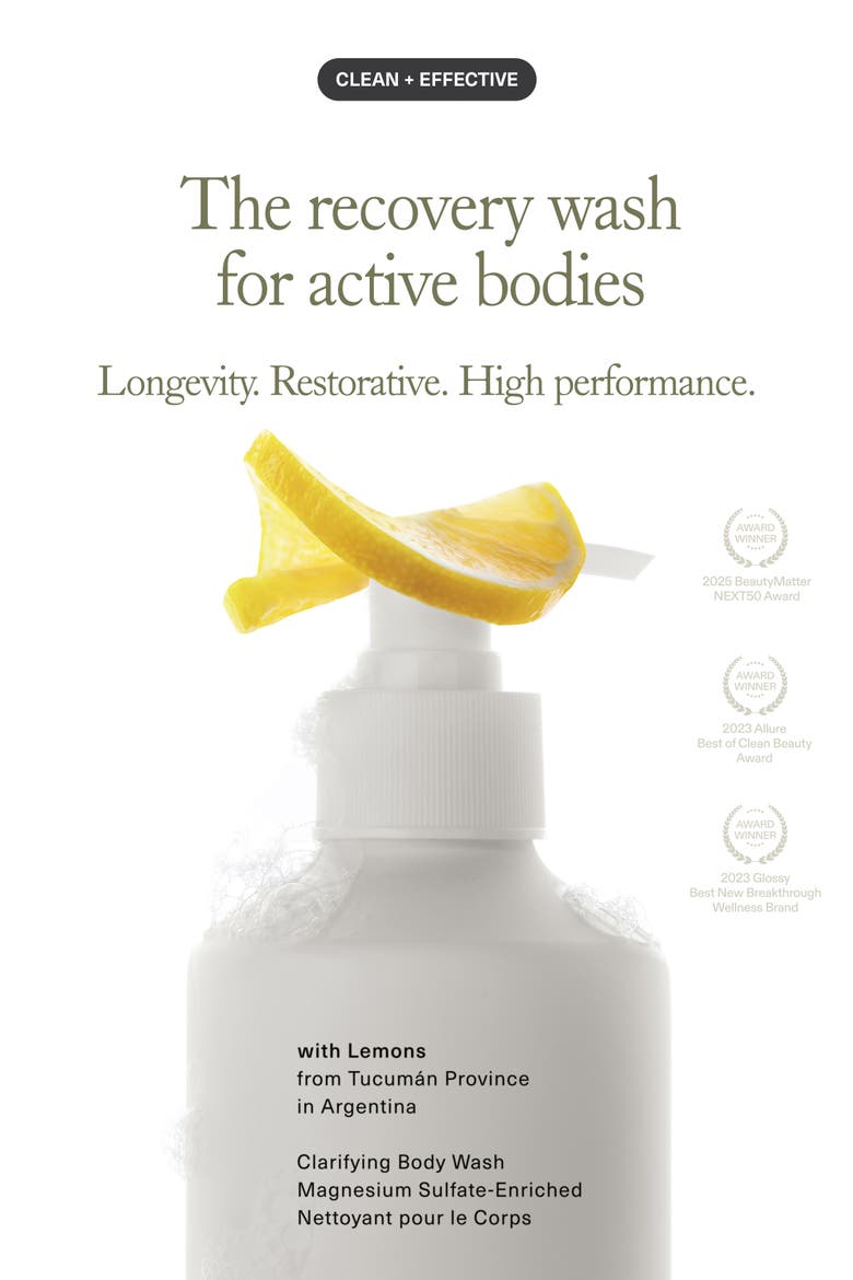 Clarifying Body Wash in Eucalyptus Leaf + Argentine Lemon Rind, Alternate, color, NO COLOR