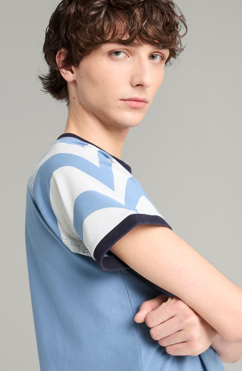 PUMA x KidSuper Ringer T-Shirt, Alternate, color, Native Blue