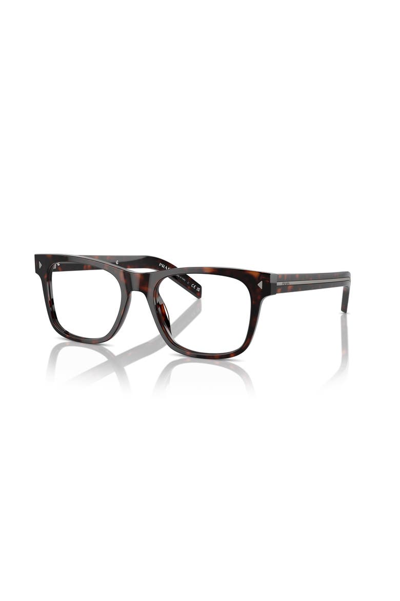 54mm Rectangle optical glasses, Main, color, Tortoise