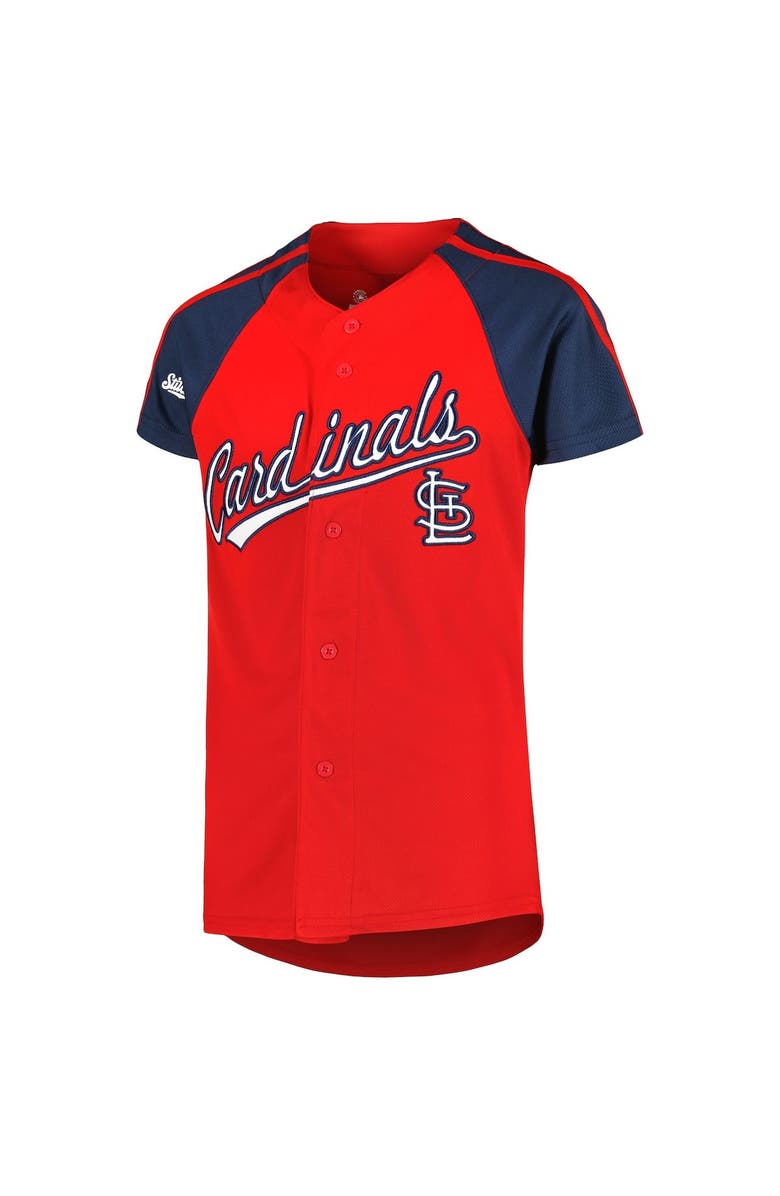 STITCHES Youth Stitches Red/Navy St. Louis Cardinals Team Jersey, Alternate, color,