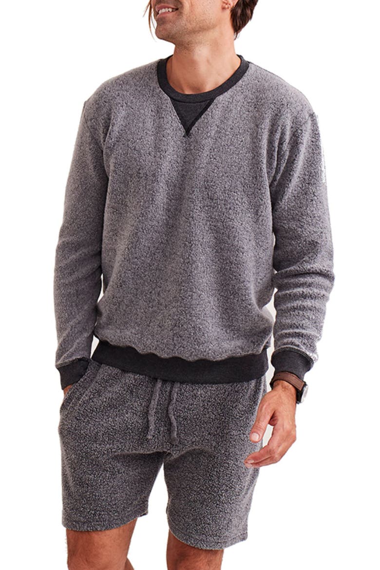 Reverso Fleece Sweatshirt, Main, color, BLACK
