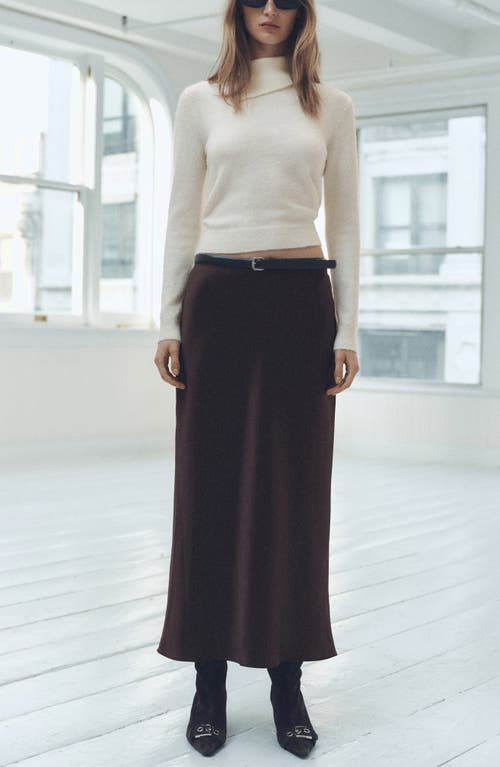 MANGO MANGO SPLIT TURTLENECK SWEATER 