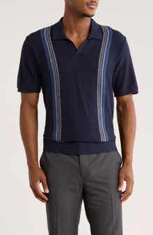 M Magaschoni Johnny Collar Knit Polo