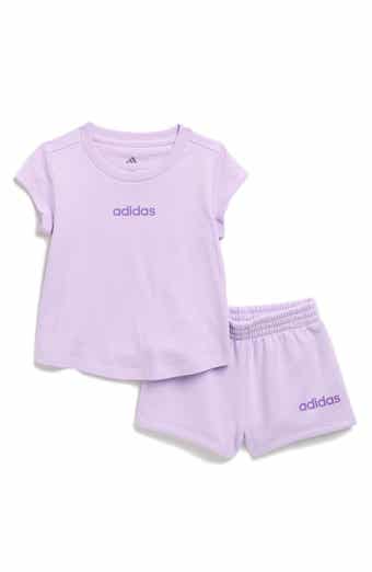 adidas Kids' Logo T-Shirt & Woven Shorts Set