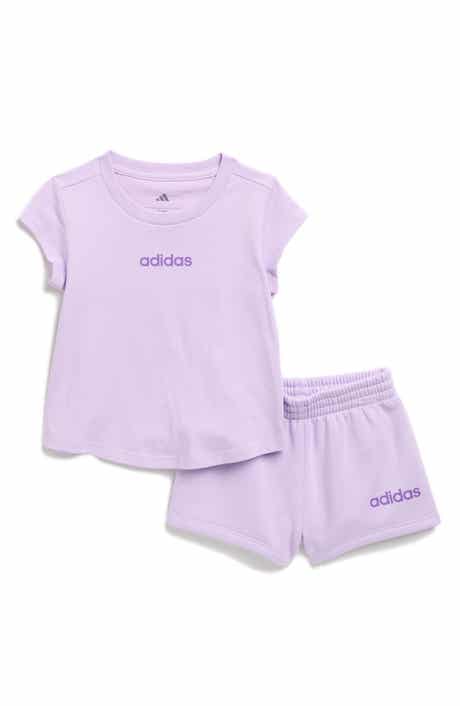 adidas Kids' Logo T-Shirt & Woven Shorts Set
