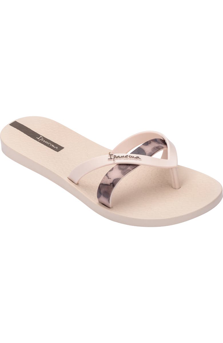Ipanema Kirei Thong Sandals, Main, color, Beige/ Brown