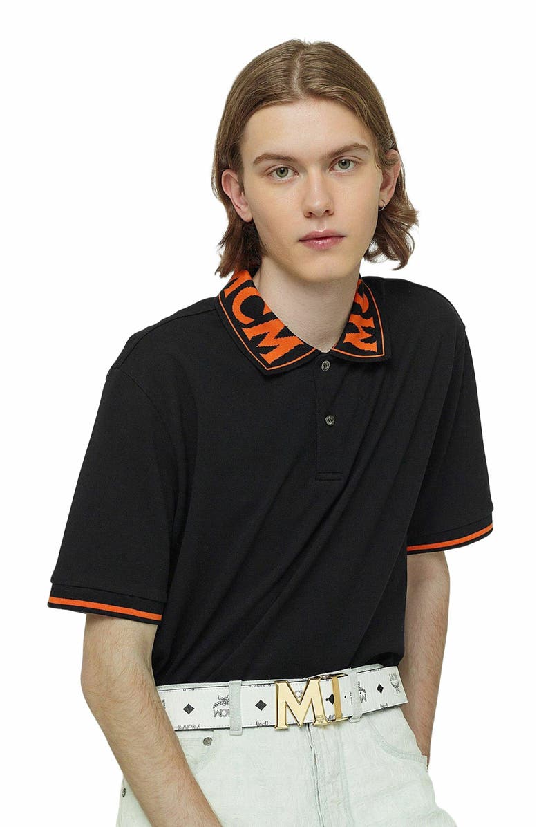 MCM Claus M Reversible Belt 1.75 in Visetos, Alternate, color, White