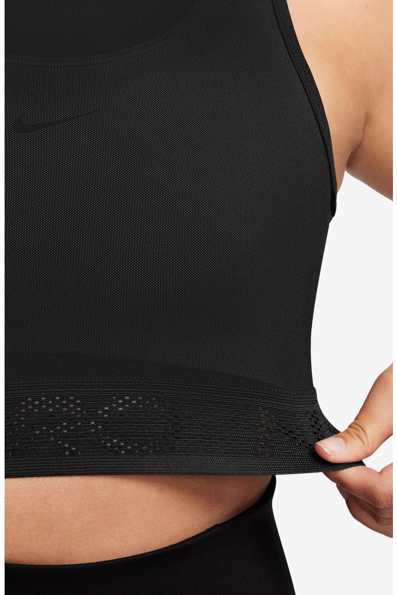 Pro Mesh Crop Tank, Alternate, color, 010 BLACK/WHITE