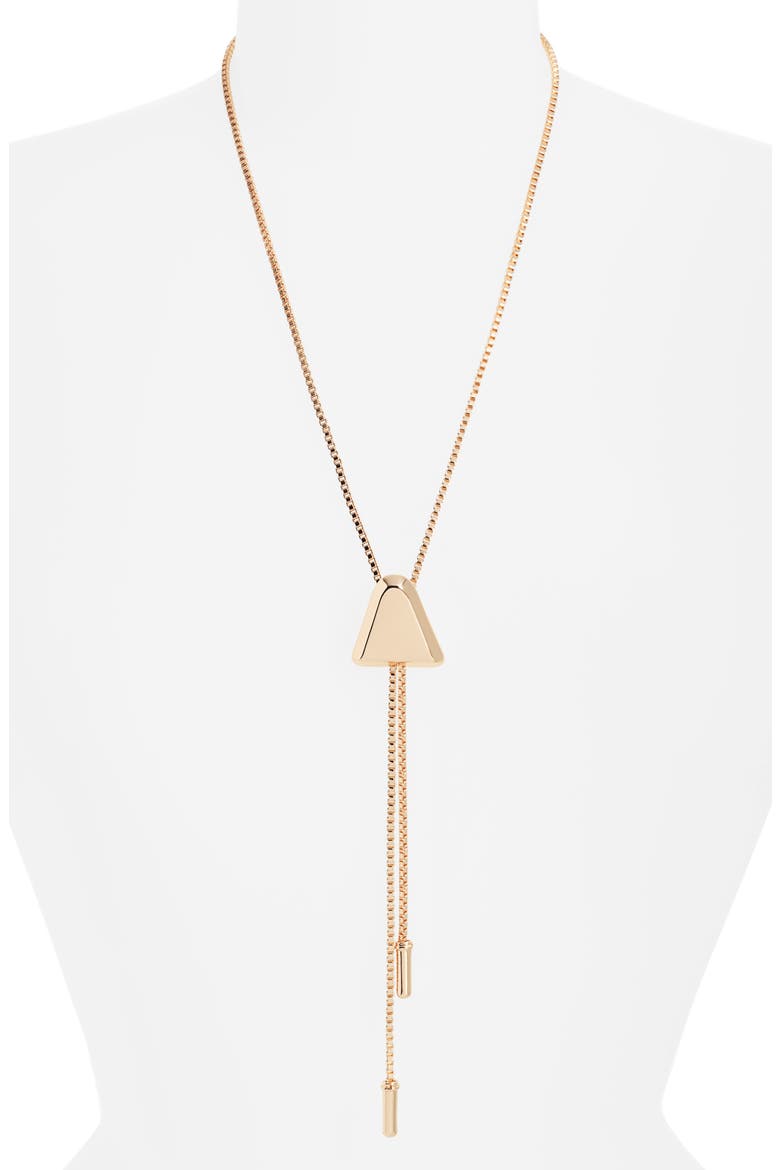 Bolo Necklace, Alternate, color, GOLD