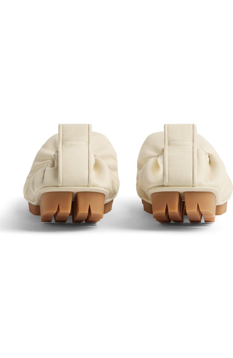 Bottega Veneta Shore Lug Sole Ballet Flat, Alternate, color, Sea Salt