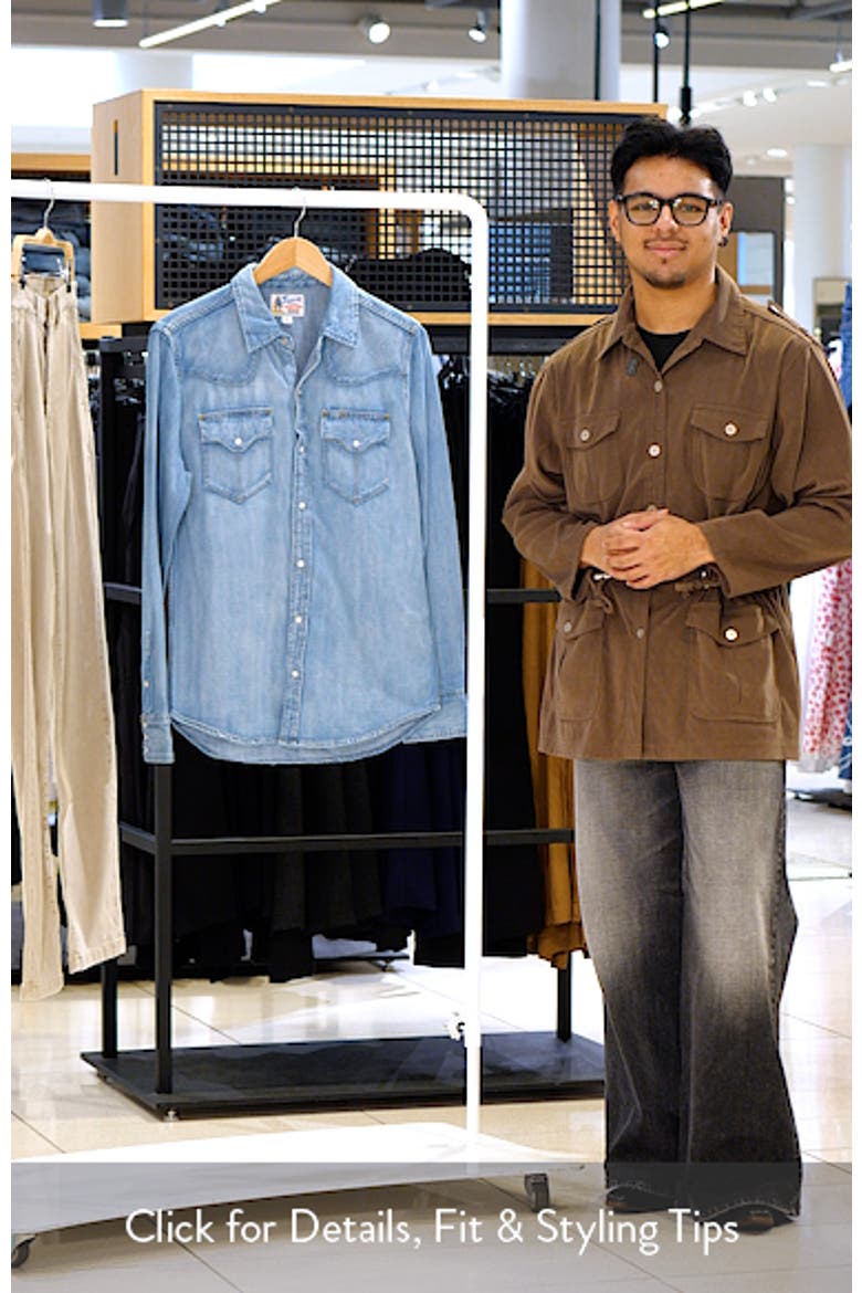 Denim Snap-Up Shirt video