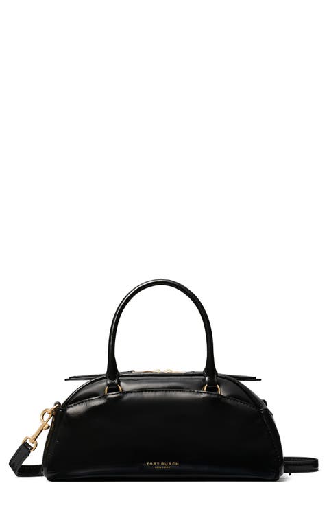 Small Bowler Top Handle Bag